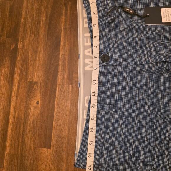 Maelreg Men's Golf Shorts Size 34 Blue Space Dye Heather ProFlex Stretch NWT - Picture 3 of 6